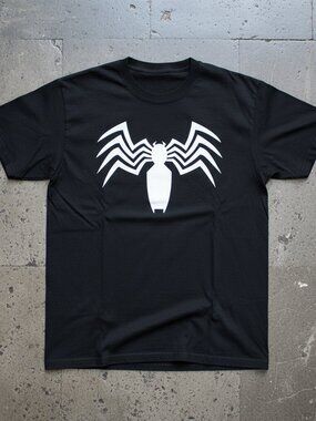 Spider Symbol Graphic T-Shirt | Comic Style Superhero Inspired Tee